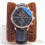 ZF Factory IWC Portugieser V2 Upgrade Edition Black Dial 40.9mm Swiss Automatic Chronograph Watch